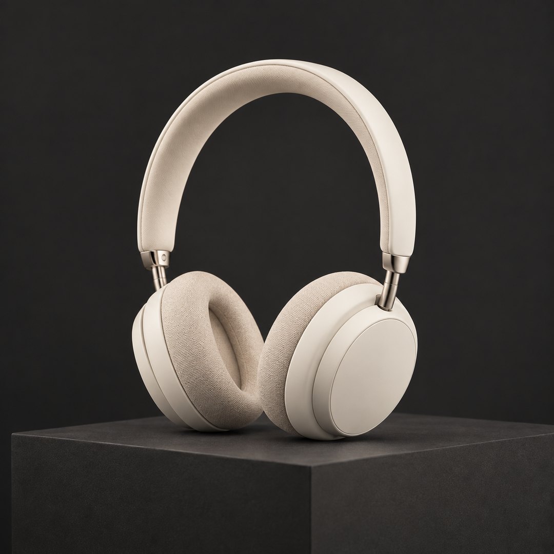 AURA One ivory headphone concept